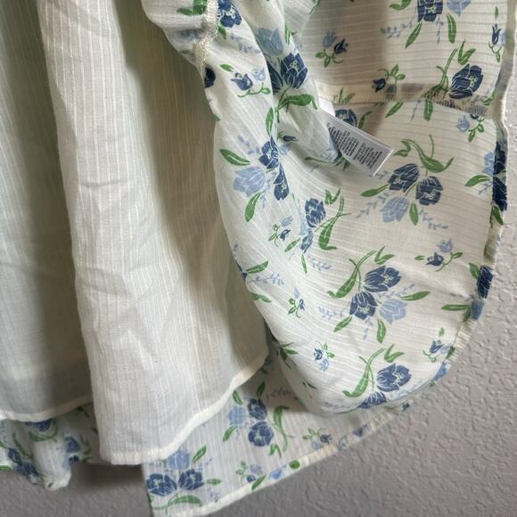 Sweet Baby Jamie‎ Floral Midi Sweetheart Neck Dress L Ditsy Cottagecore Prairie - Picture 9 of 13